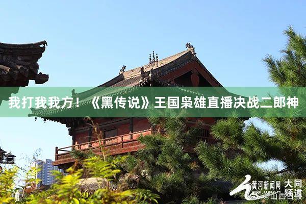 我打我我方！《黑传说》王国枭雄直播决战二郎神