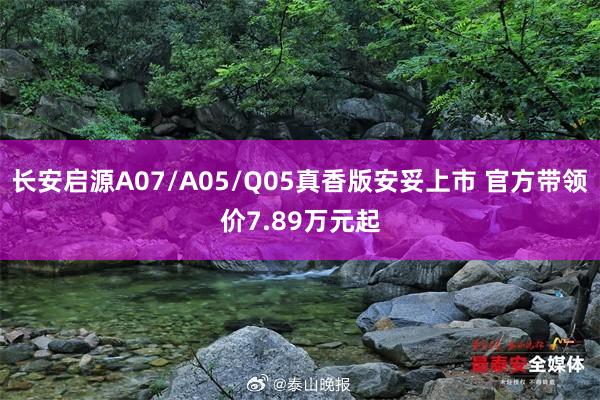 长安启源A07/A05/Q05真香版安妥上市 官方带领价7.89万元起